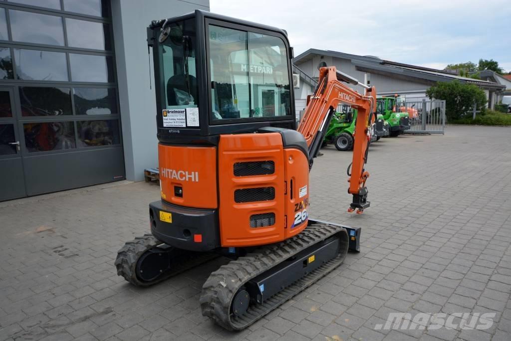 Hitachi ZX 26 U-6 Mini bagri <7t
