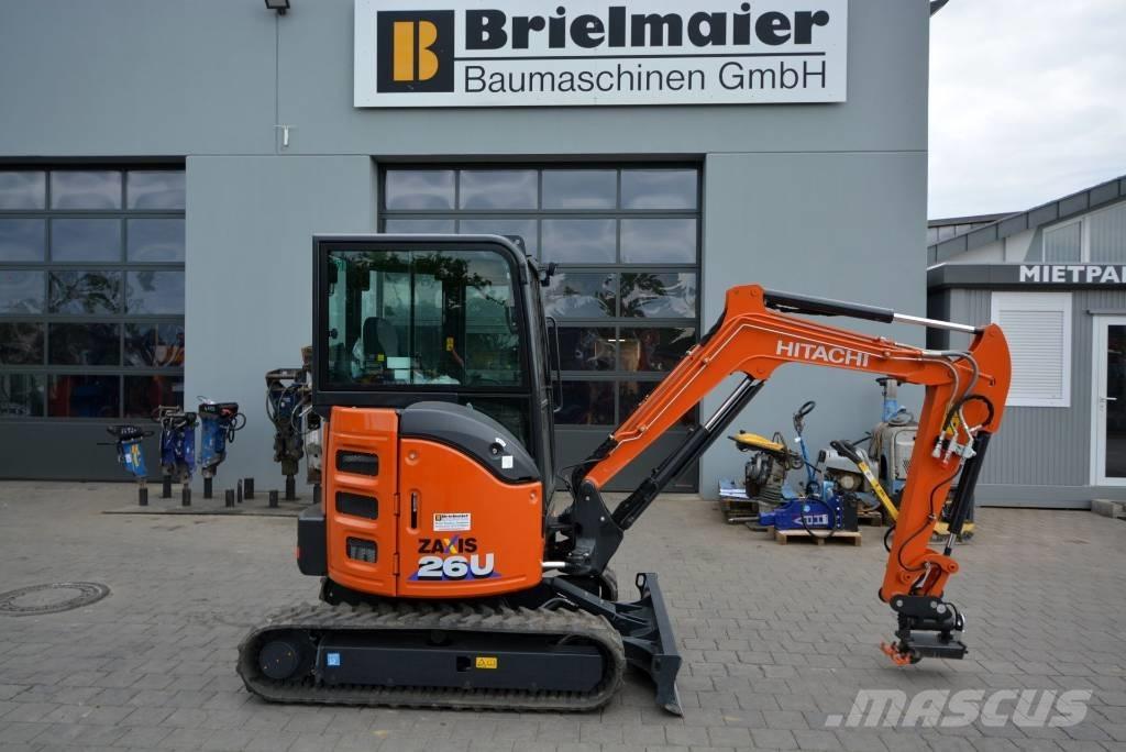 Hitachi ZX 26 U-6 Mini bagri <7t