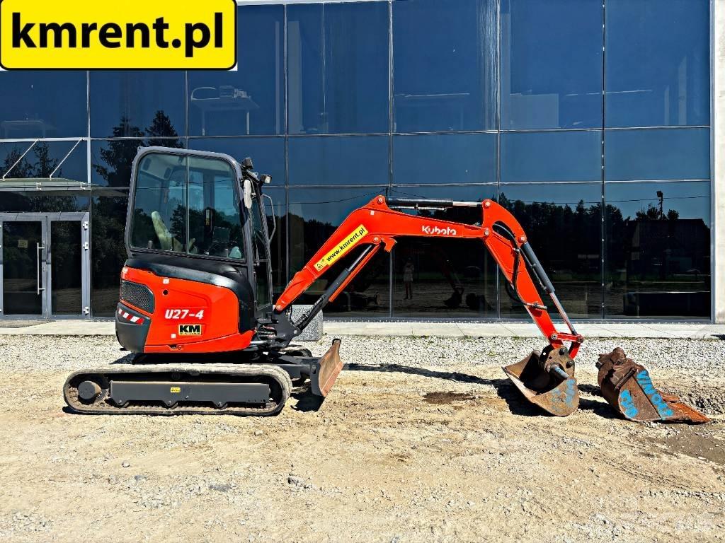 Kubota U 27-4 Mini bagri <7t