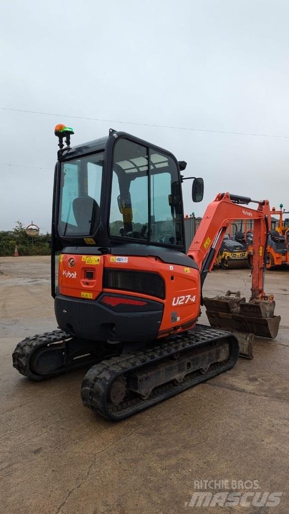Kubota U 27-4 Mini bagri <7t