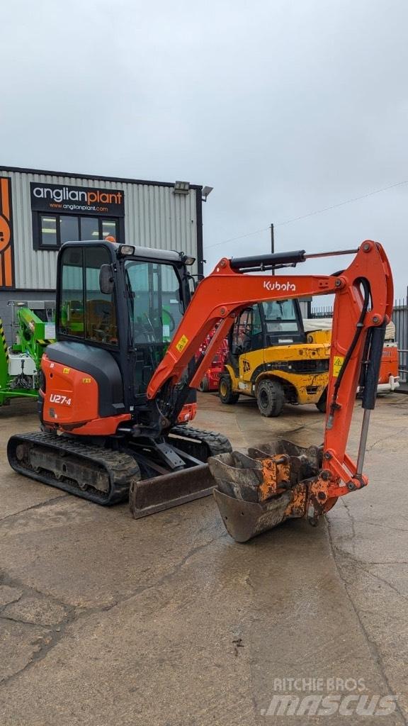 Kubota U 27-4 Mini bagri <7t