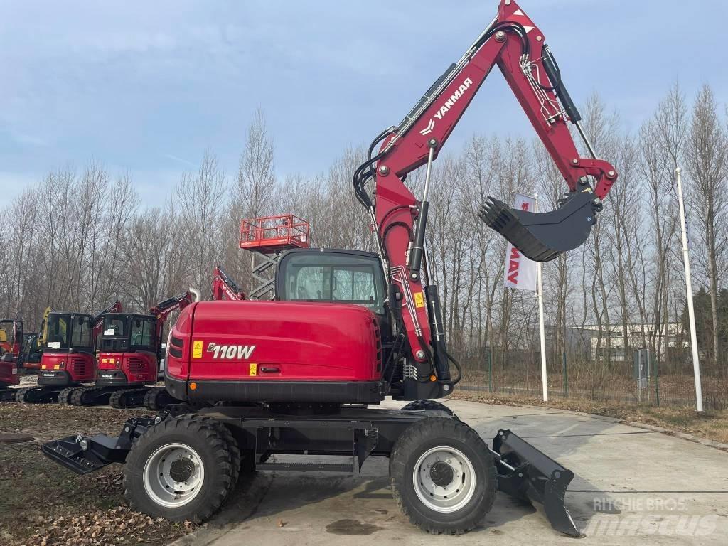 Yanmar B110W Bagri na kolesih