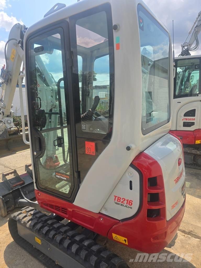 Takeuchi TB 216 A Mini bagri <7t