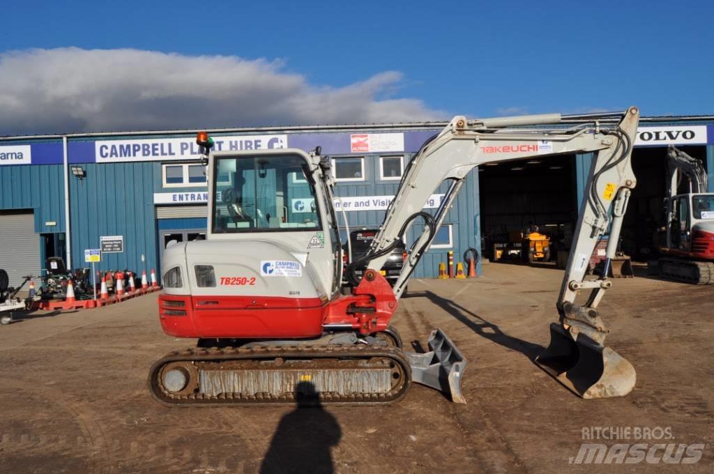 Takeuchi TB 250-2 Mini bagri <7t