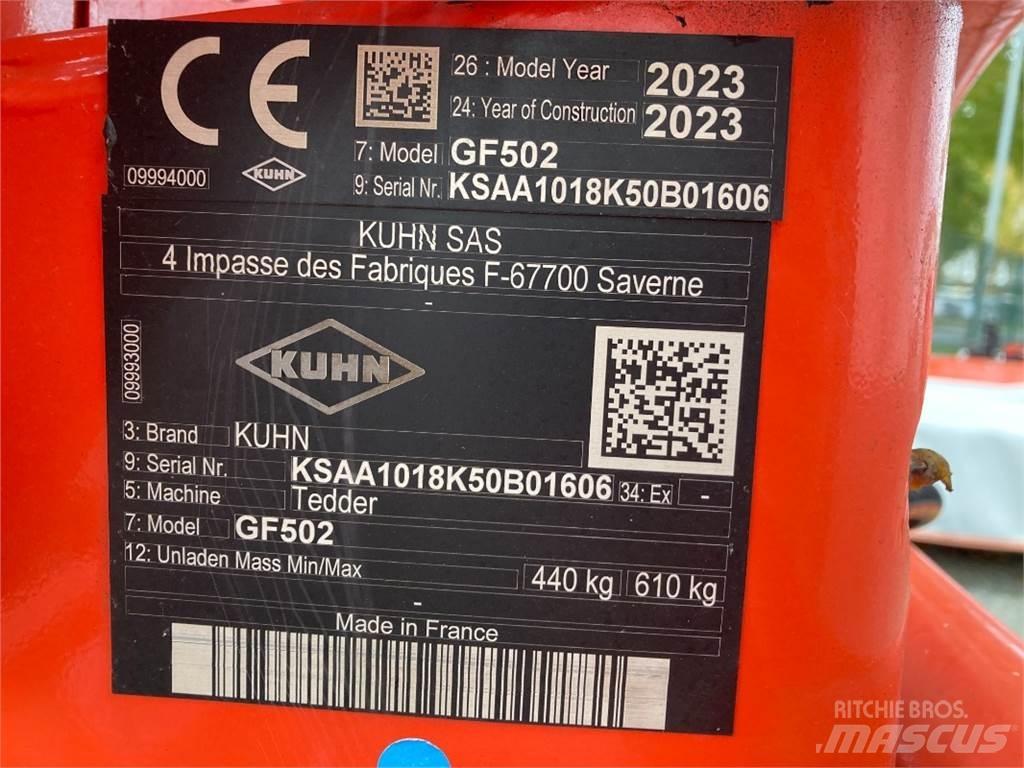 Kuhn GF 502 Obračalniki in zgrabljalniki