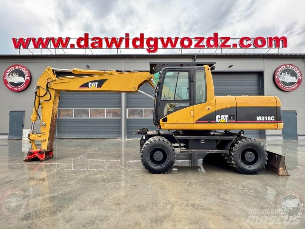 CAT M 318 C Bagri na kolesih