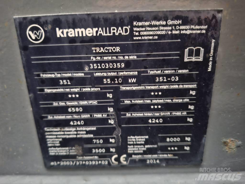 Kramer 580 Kolesni nakladalci