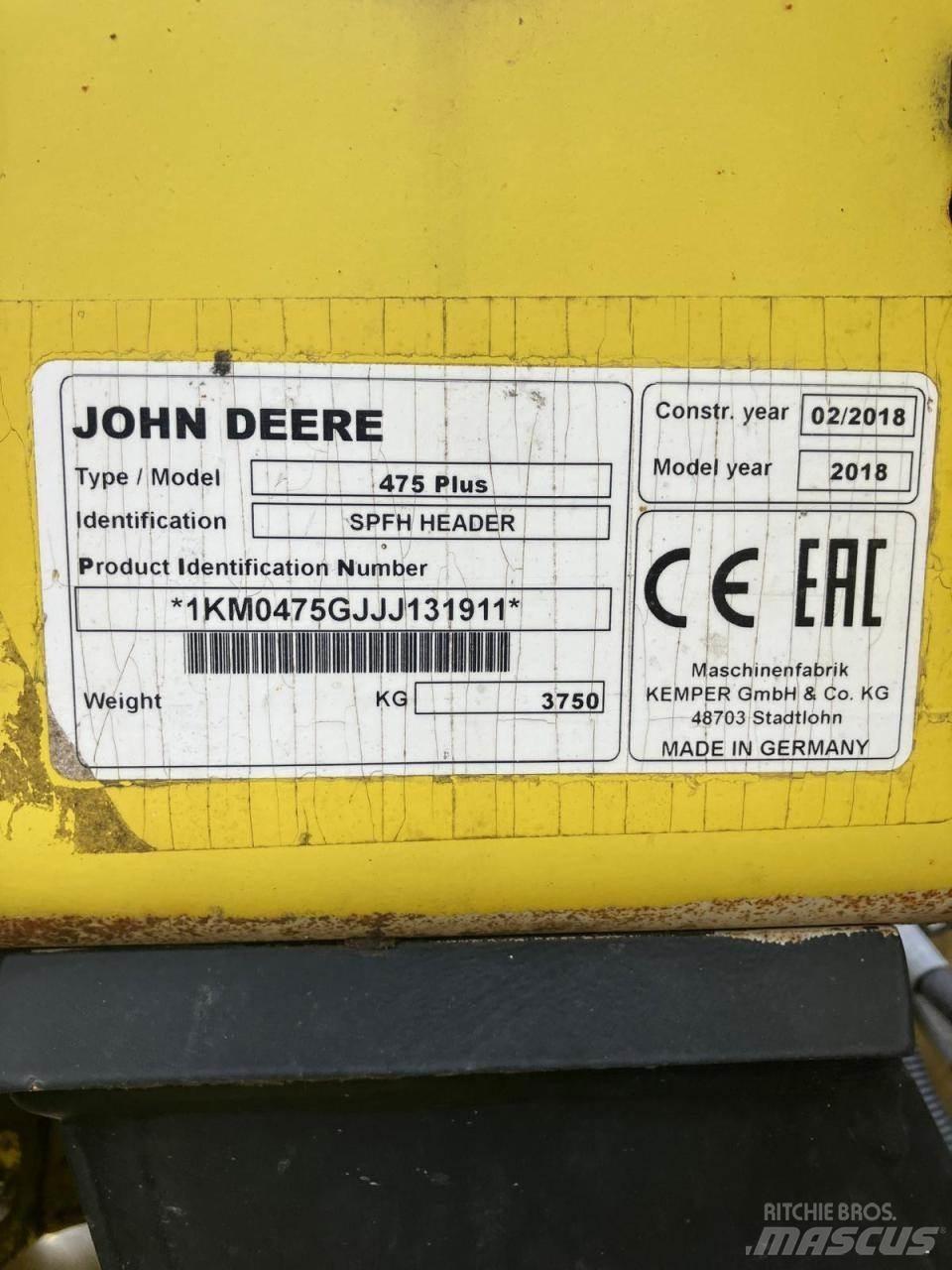 John Deere 8500 Stroji za krmo na lastni pogon