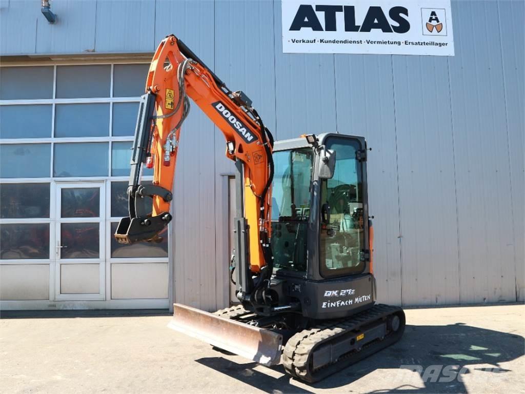Doosan DX27Z-7 Mini bagri <7t