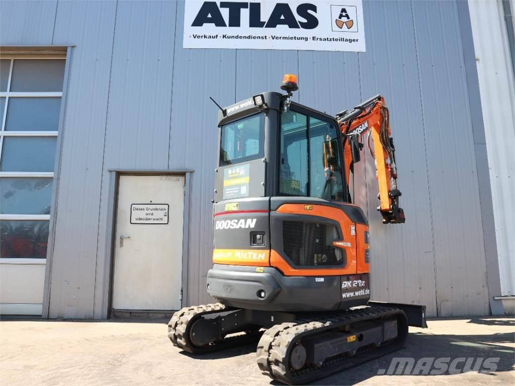 Doosan DX27Z-7 Mini bagri <7t