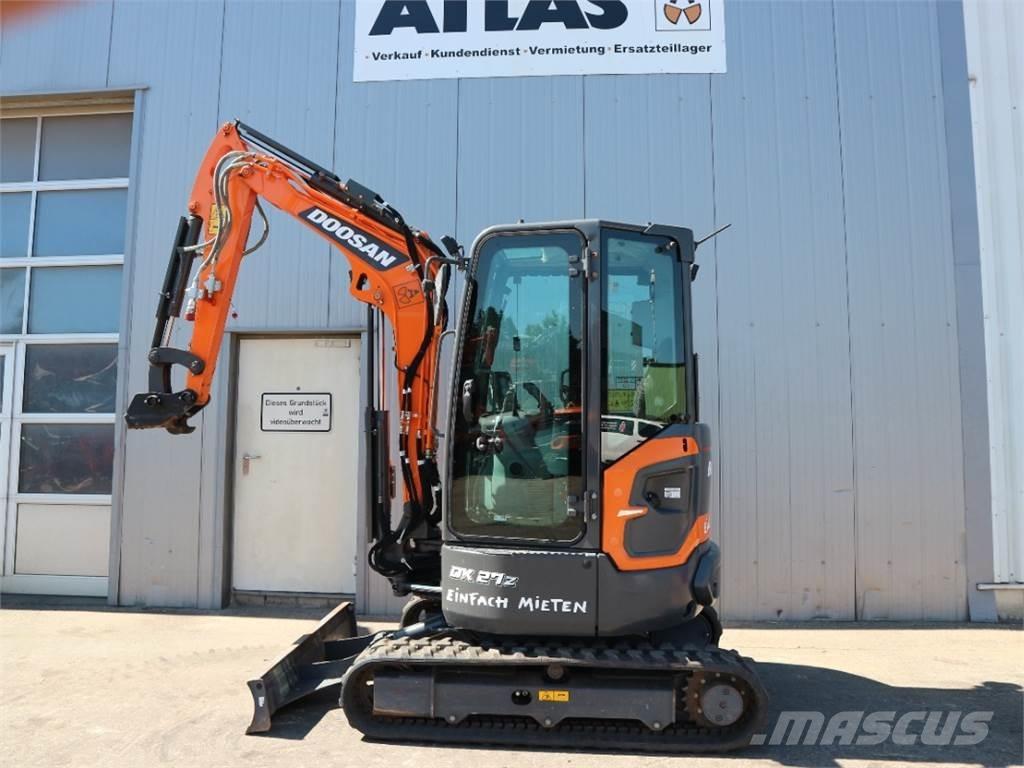 Doosan DX27Z-7 Mini bagri <7t