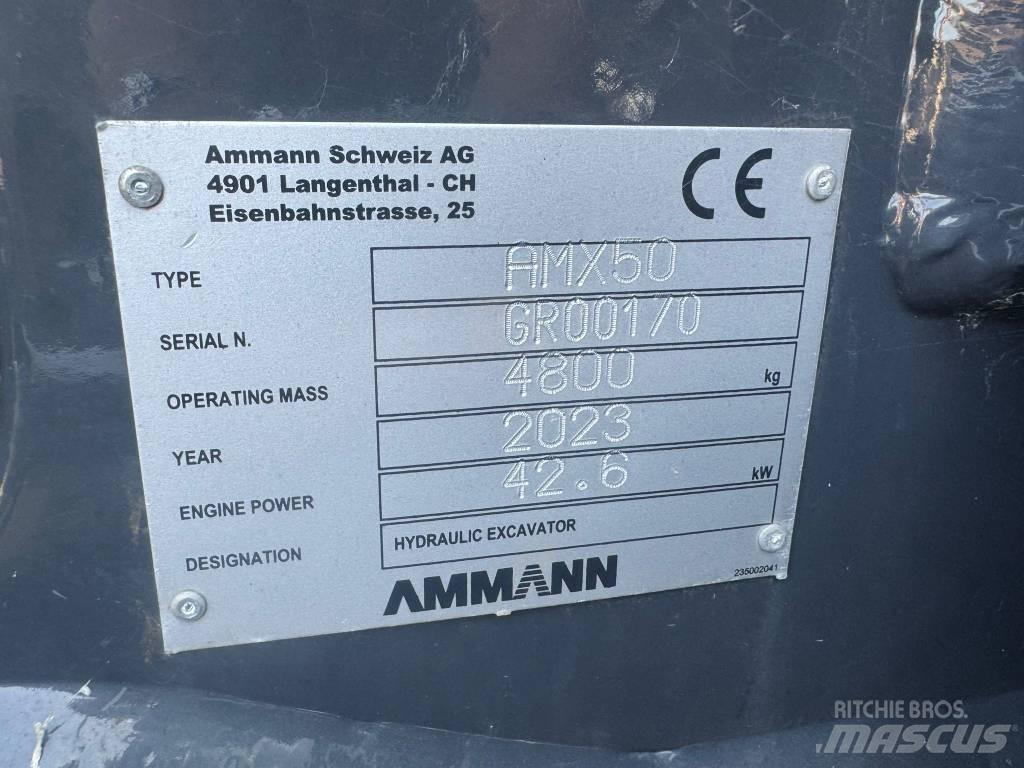 Ammann AMX 25 Mini bagri <7t