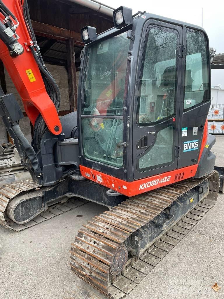 Kubota KX 080-4a2 Midi bagri 7t – 12t