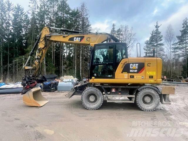 CAT M 314 F Bagri na kolesih