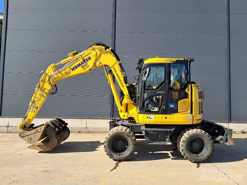 Komatsu PW98MR-11E0 Bagri na kolesih