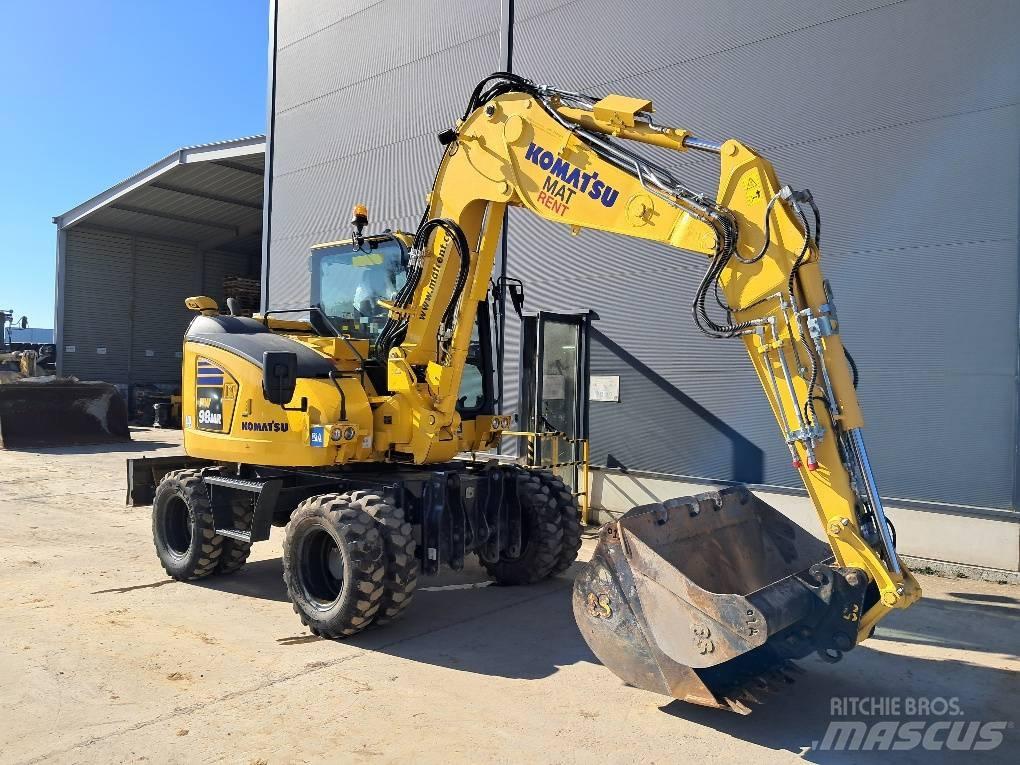 Komatsu PW98MR-11E0 Bagri na kolesih