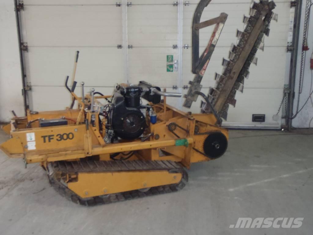 CASE TF 300 Freze za kopanje jarkov Trenčerji