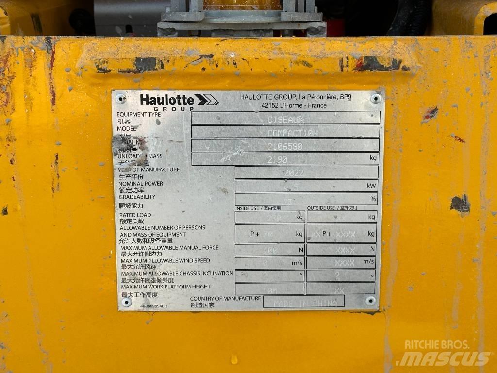 Haulotte COMPACT 10N Škarjaste dvižne ploščadi