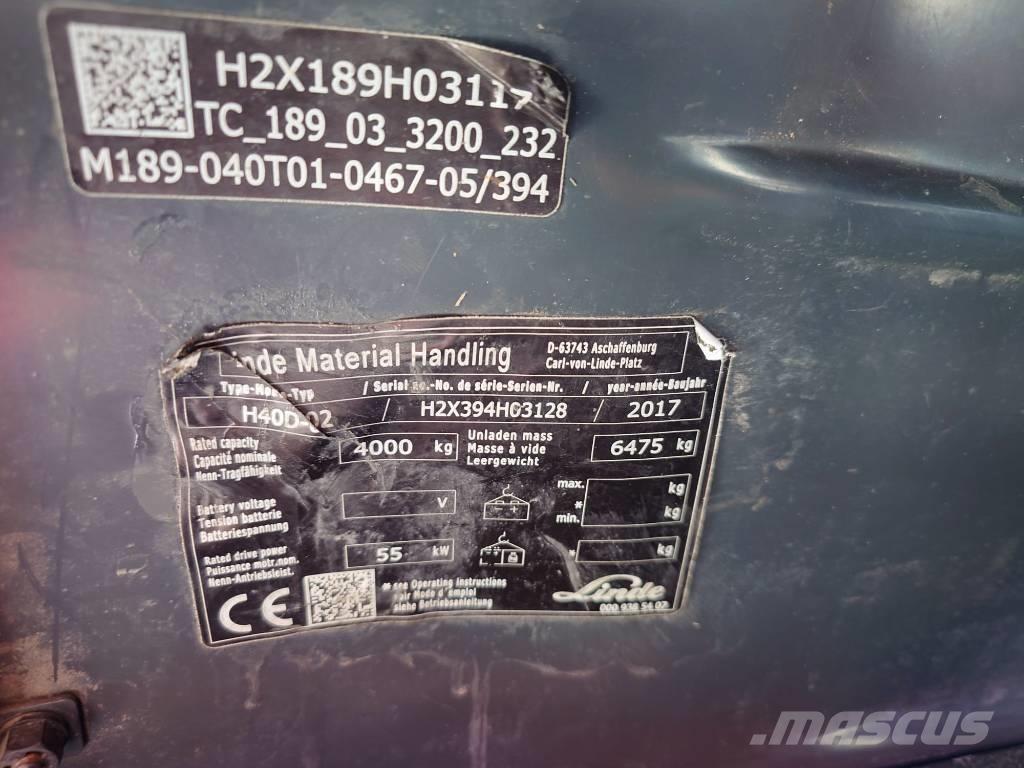 Linde H 40 D Dizelski viličarji