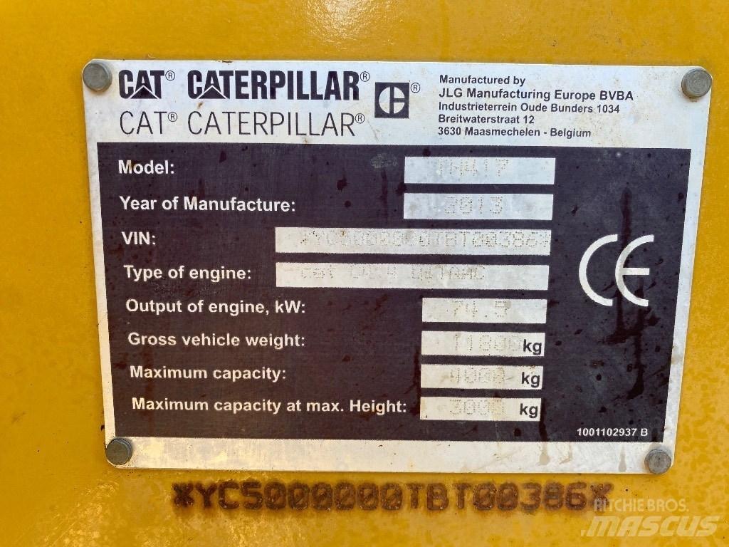 CAT TH 417 Teleskopski viličarji