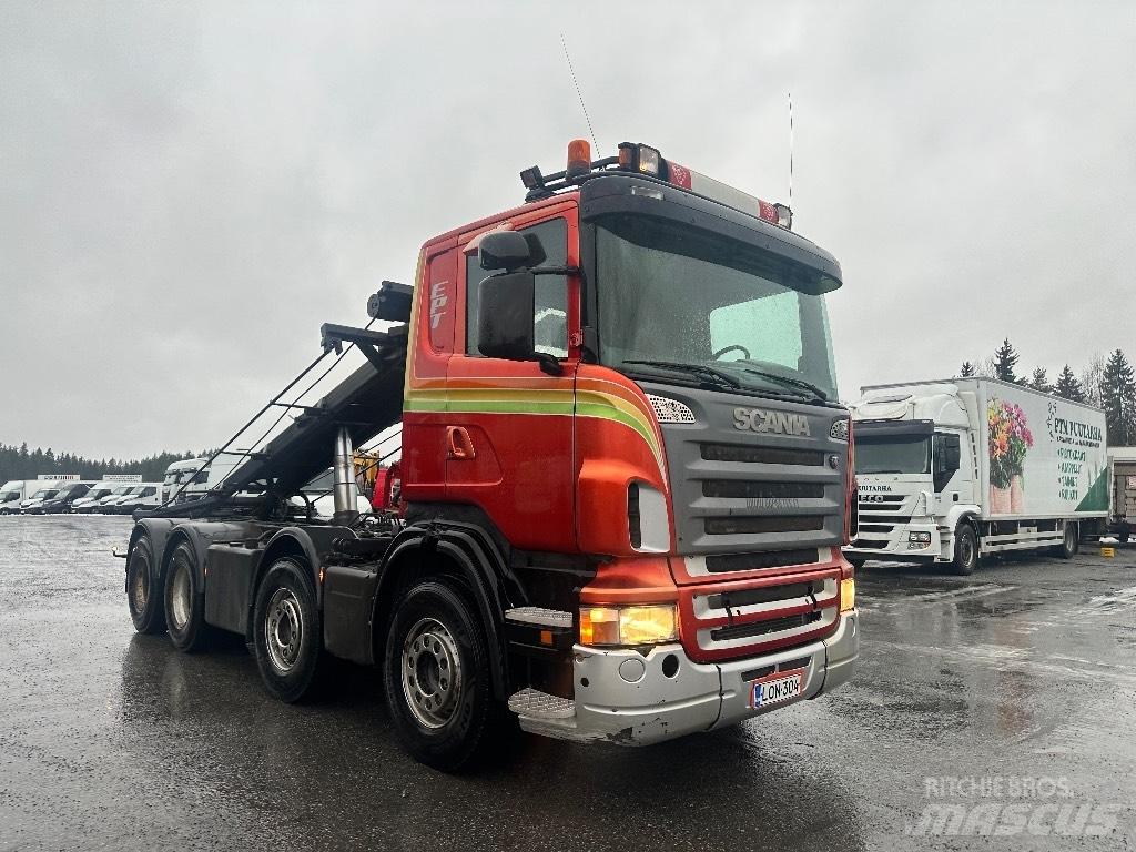 Scania R500 8X4 Razstavljivi tovornjaki z žičnimi dvigali