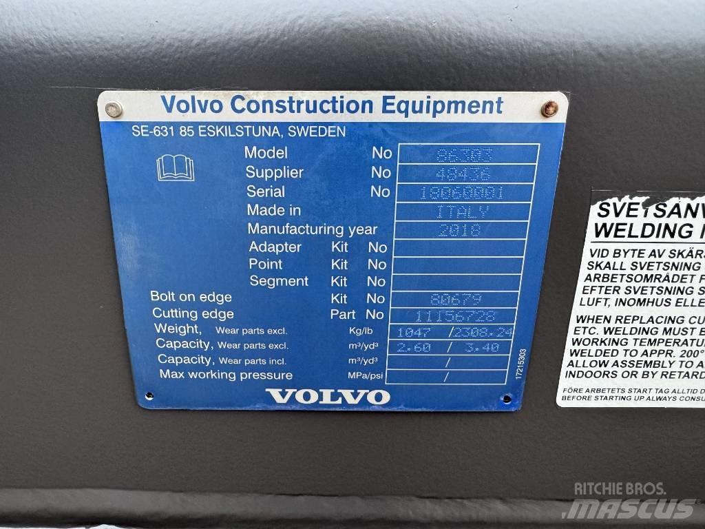 Volvo 2.6m GP Bucket Žlice