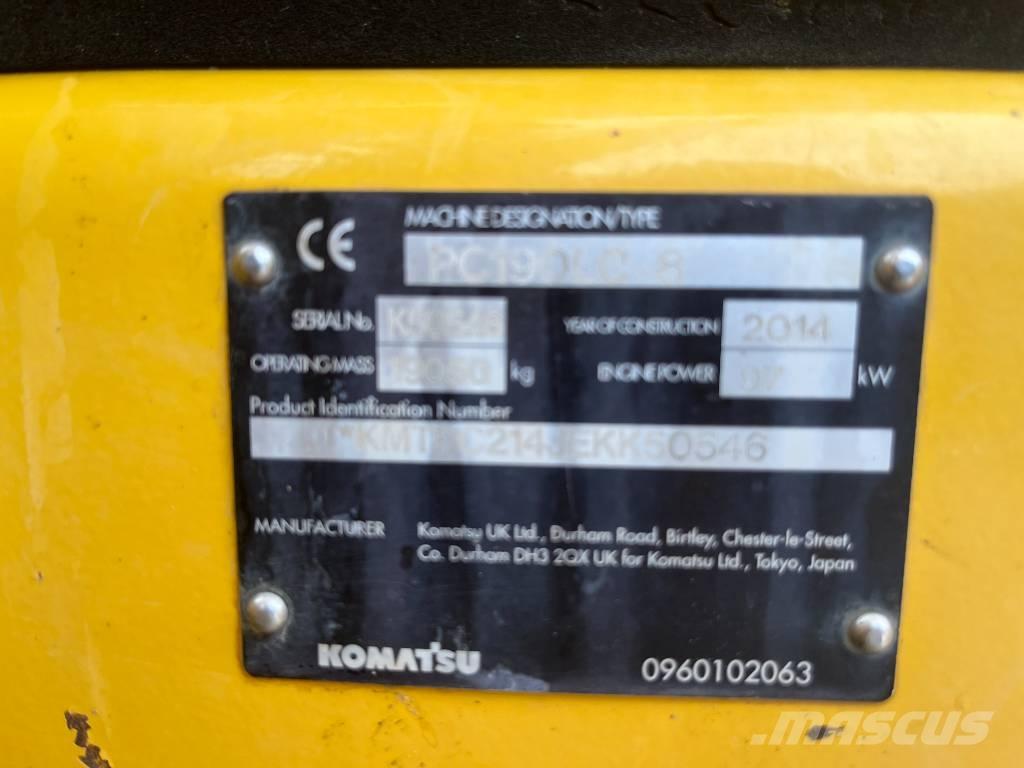 Komatsu PC 190 LC-8 Bagri goseničarji