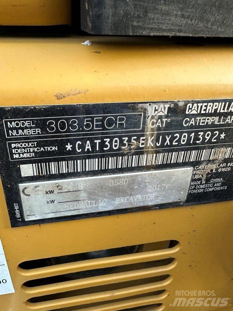 CAT 303.5 E CR Mini bagri <7t
