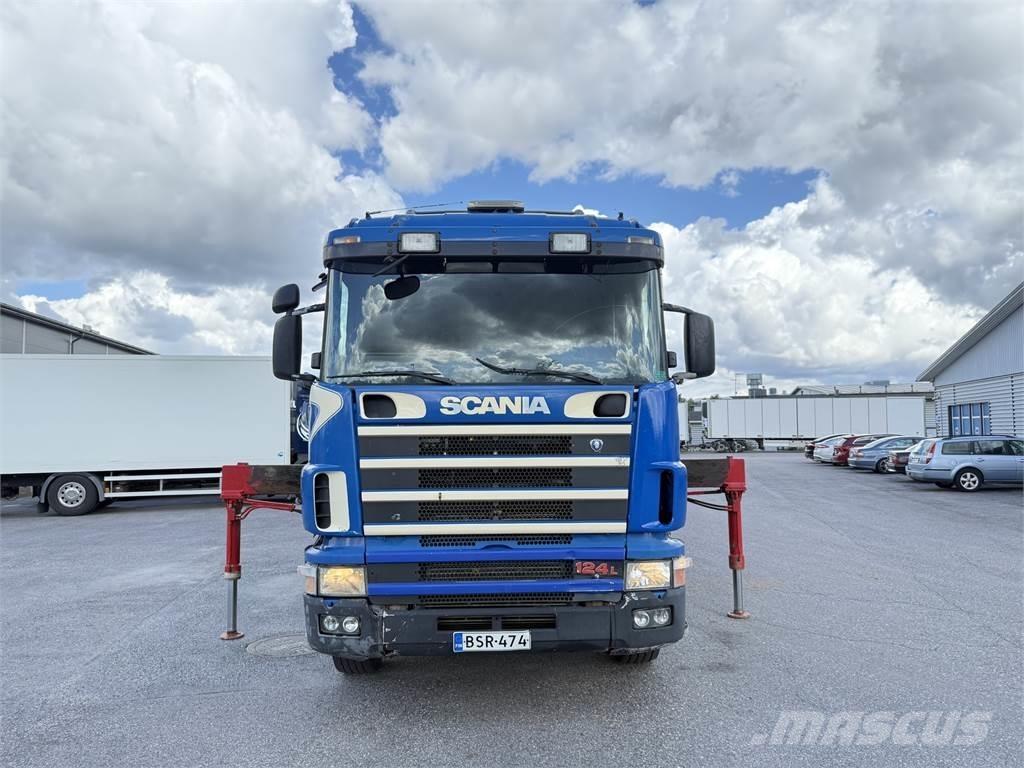 Scania R124 6X2 Tovornjaki z žerjavom