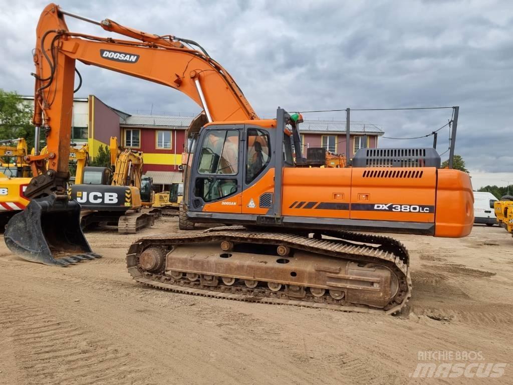 Doosan DX 380 LC Bagri goseničarji