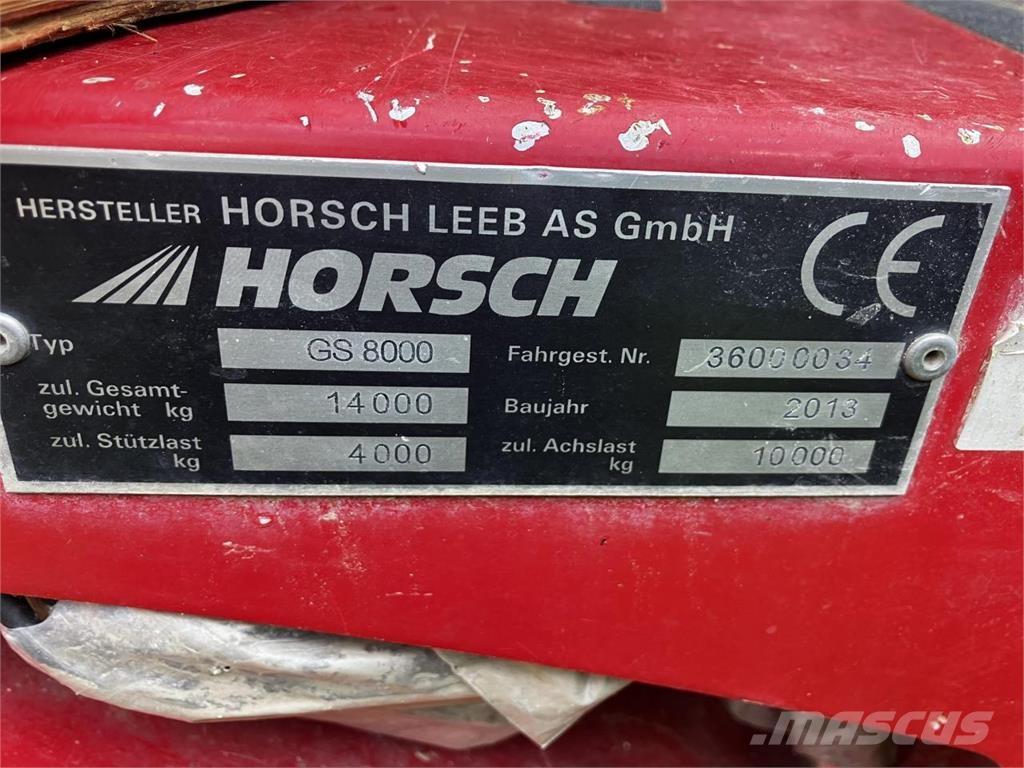 Horsch GS 8000 Vlečne škropilnice