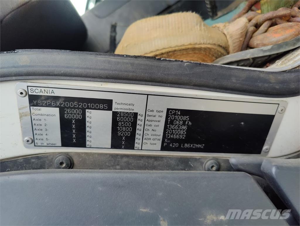 Scania P420 6x2 Kiper tovornjaki