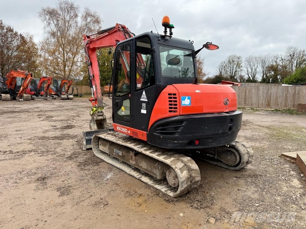 Kubota KX 080-4 Midi bagri 7t – 12t