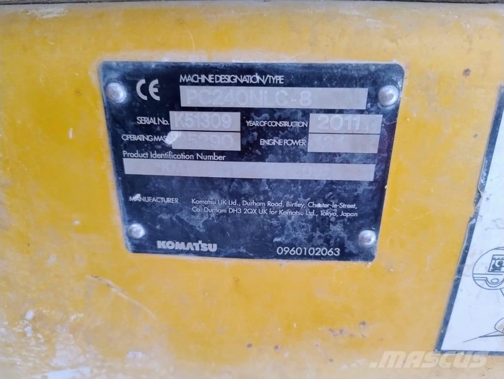 Komatsu PC 240 NLC-8 Bagri goseničarji