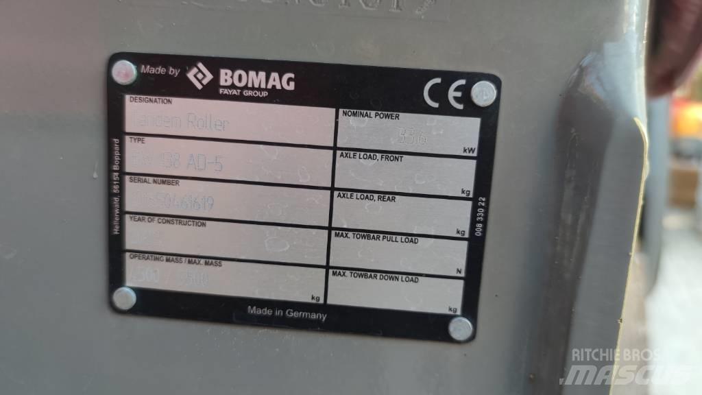 Bomag BW 138 AD Drugi valjarji