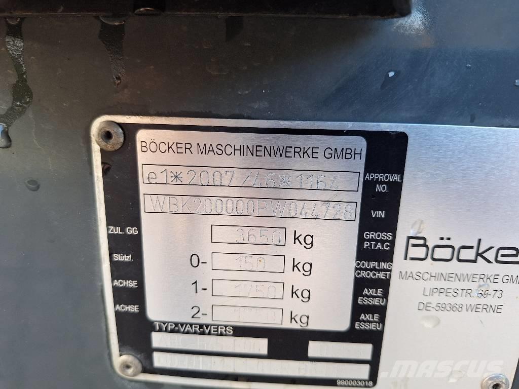 Böcker AHK 36/2400 Druga dvigala/žerjavi