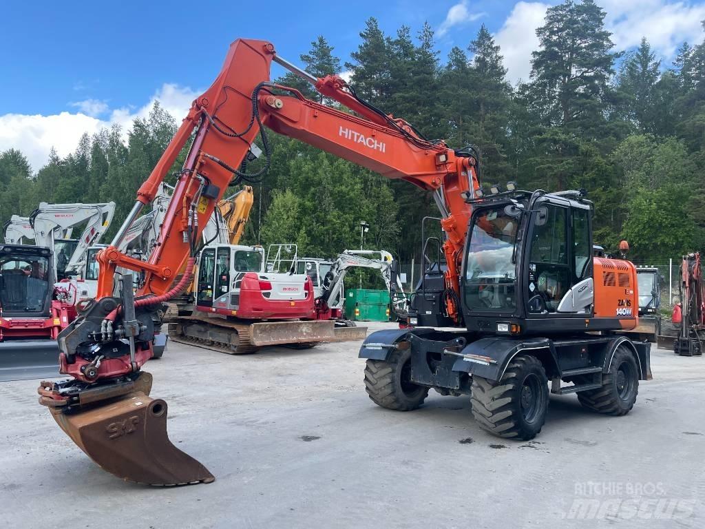 Hitachi ZX 140 W-6 Bagri na kolesih