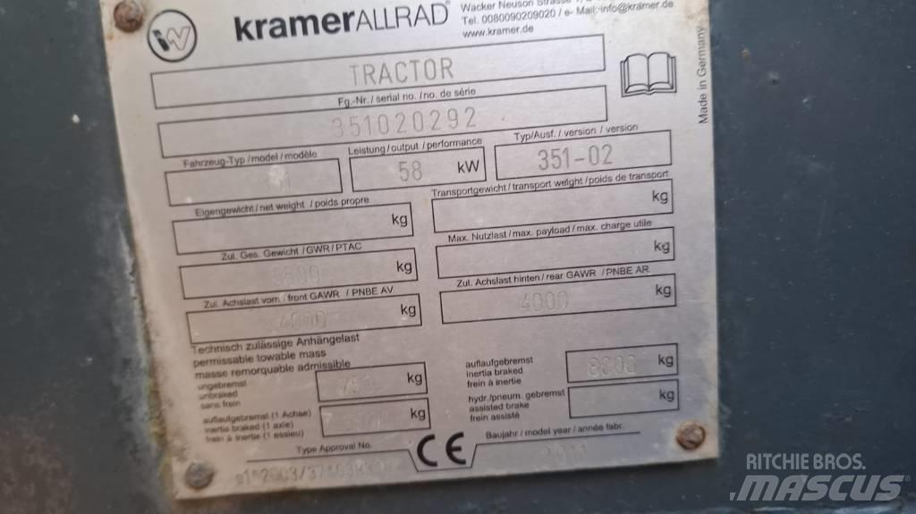 Kramer 480 Kolesni nakladalci
