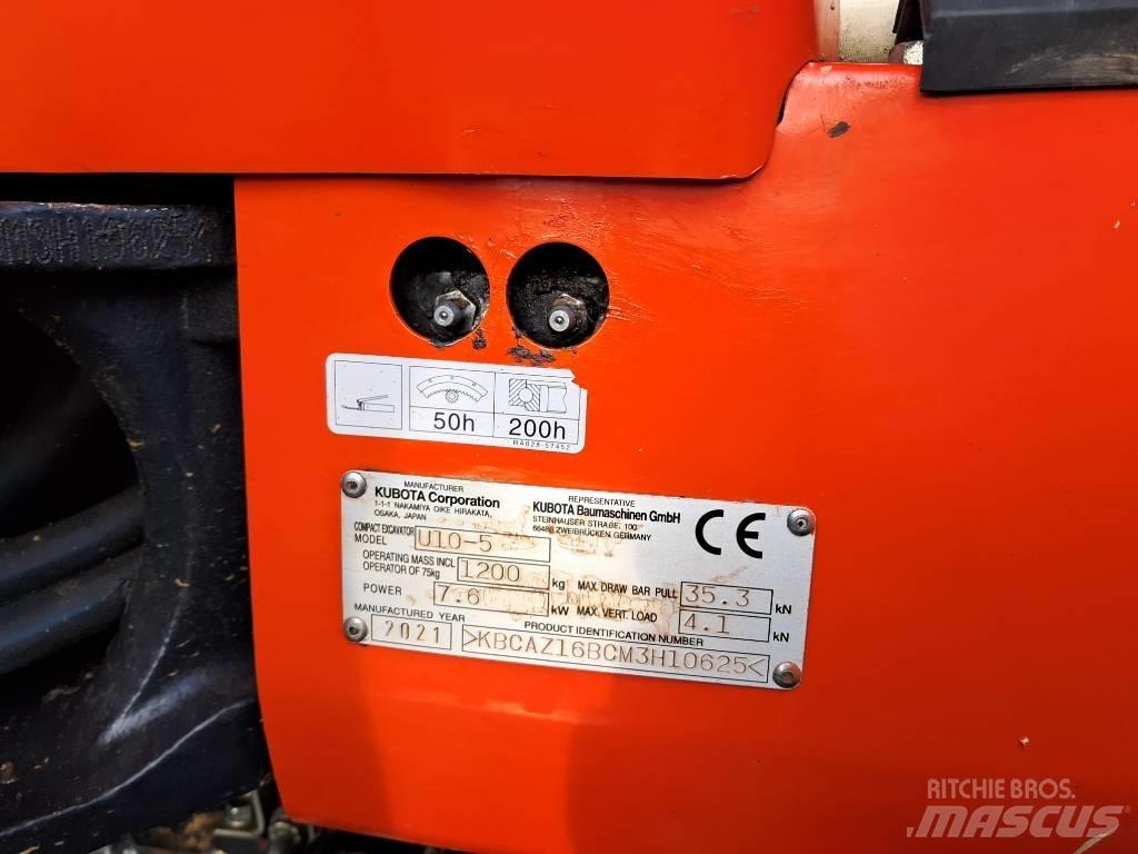 Kubota U10-5 Mini bagri <7t