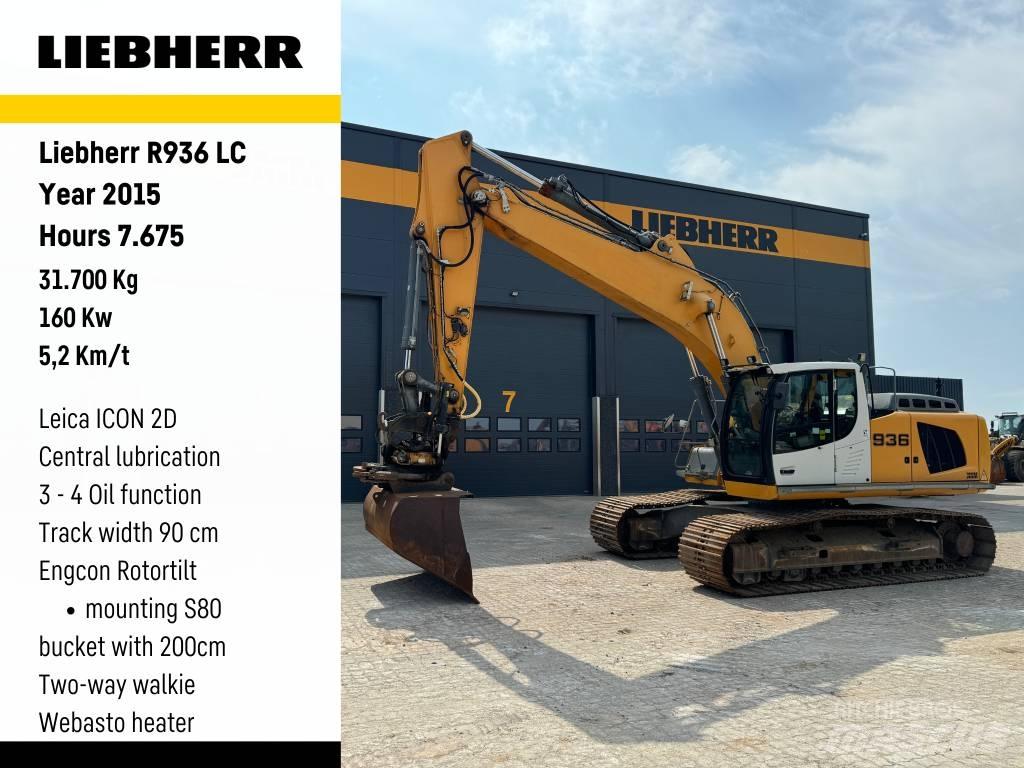 Liebherr R936 LC Bagri goseničarji