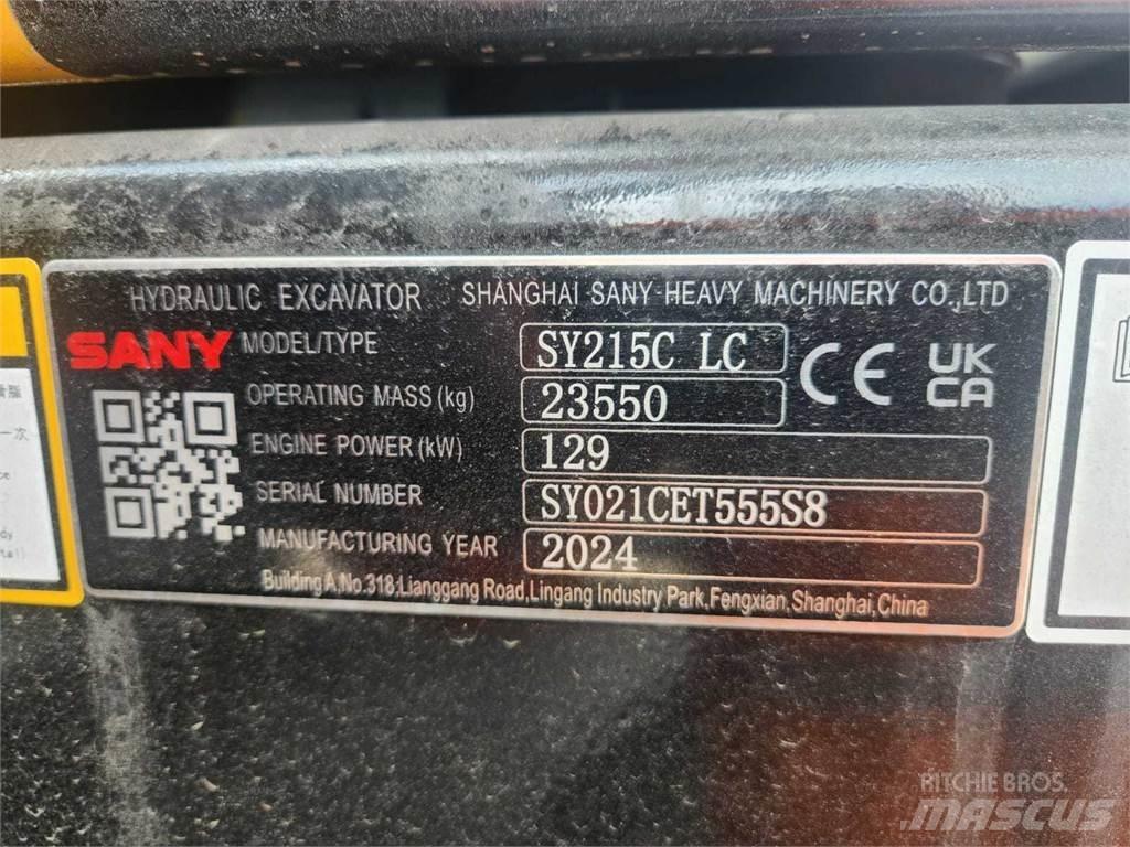 Sany SY215C Bagri goseničarji