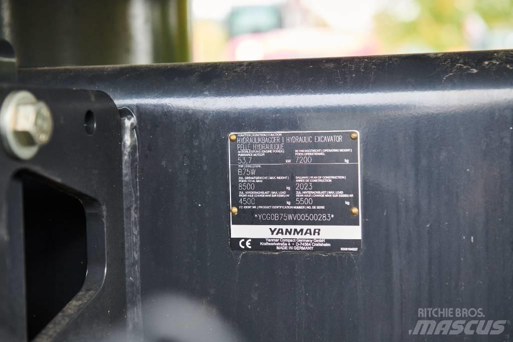 Yanmar B 75 W Bagri na kolesih