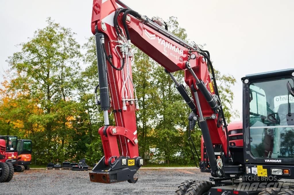 Yanmar B 75 W Bagri na kolesih