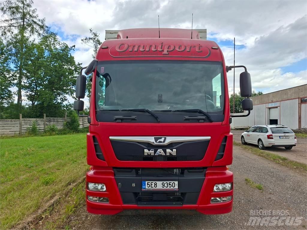MAN TGM 18.290 Tovornjaki s kesonom/platojem