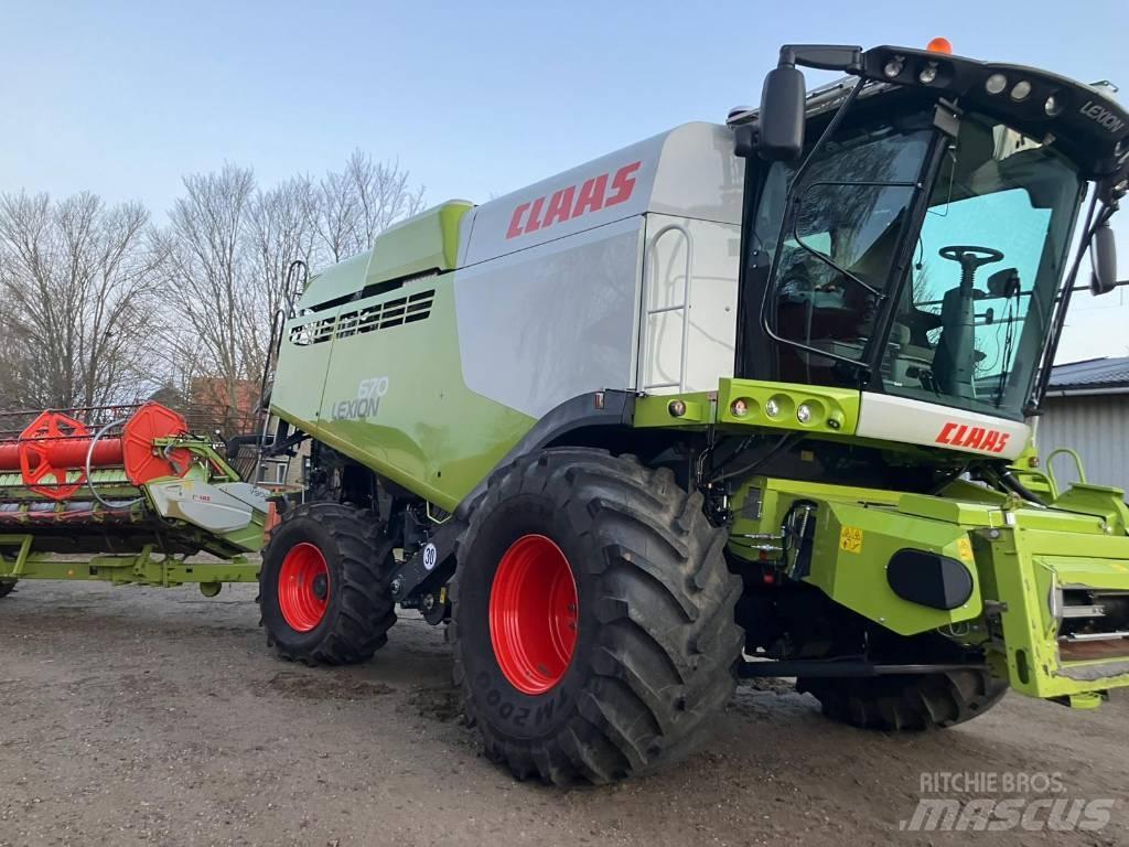 CLAAS Lexion 670 Kombajni