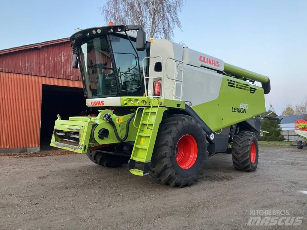 CLAAS Lexion 670 Kombajni
