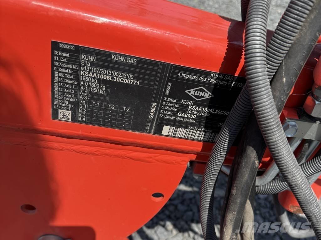 Kuhn GA 8030 Zgrabljalniki