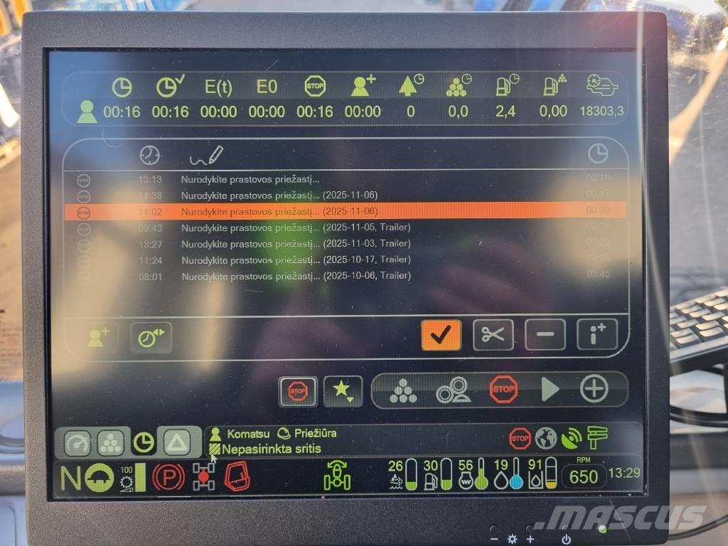 Komatsu 931 Harvesterji