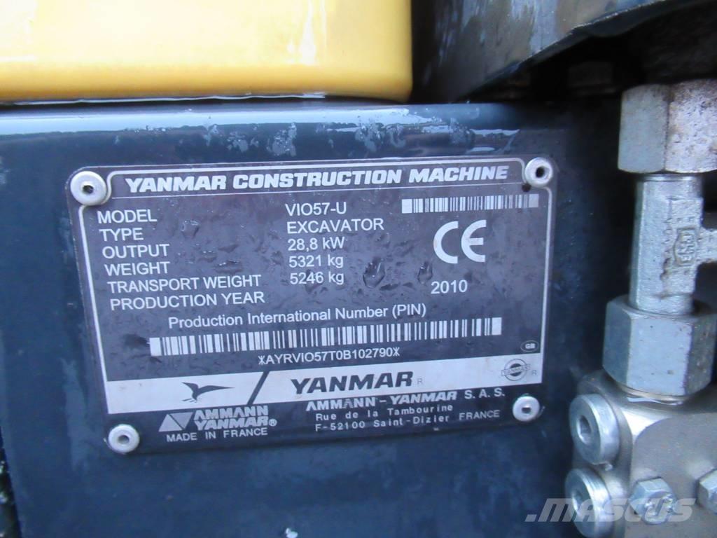 Yanmar Vio 57-U Mini bagri <7t