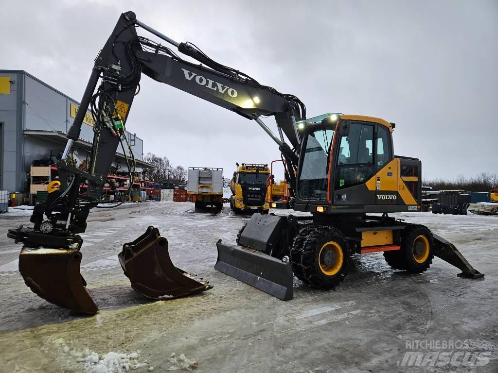 Volvo EWR 150 Bagri na kolesih